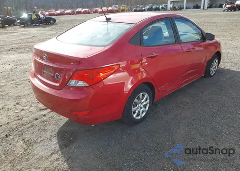 2014 Hyundai Accent Gls from USA, damaged, VIN KMHCT4AE8EU610102